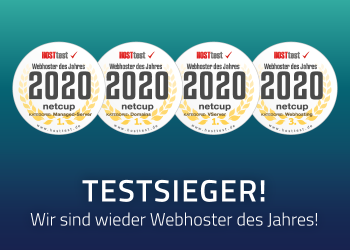 HOSTtest.de Webhoster des Jahres